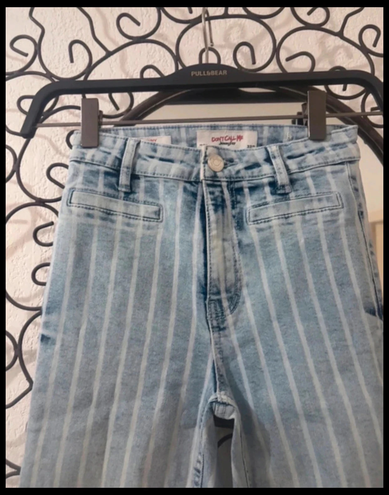 Skinny Jennyfer Don’t Call Me High Waist Striped Jeans – Size 32 (XXS) – photo 2